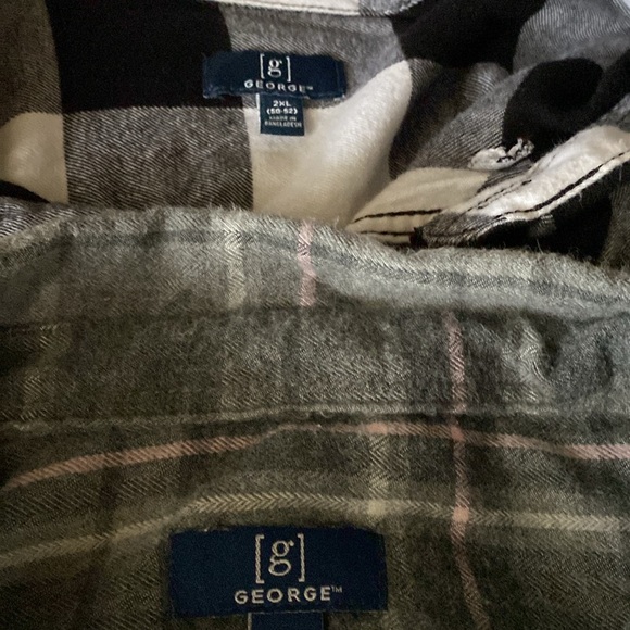 Ladies George brand flannels x2 size 16/18 - Picture 2 of 5